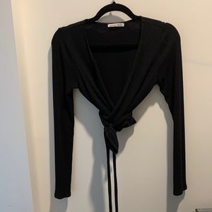 Reformation Wrap Sweater